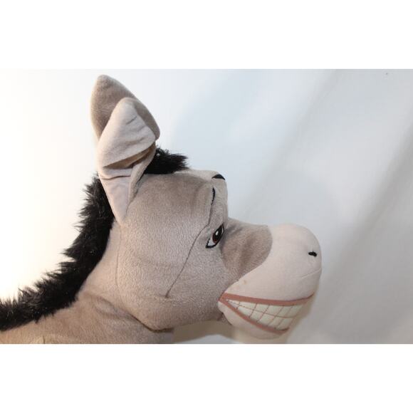 Shrek 2 Jumbo Plush Donkey Fun Big Smile Smiling Dreamworks 2004 Hasbro 21" - Picture 6 of 10
